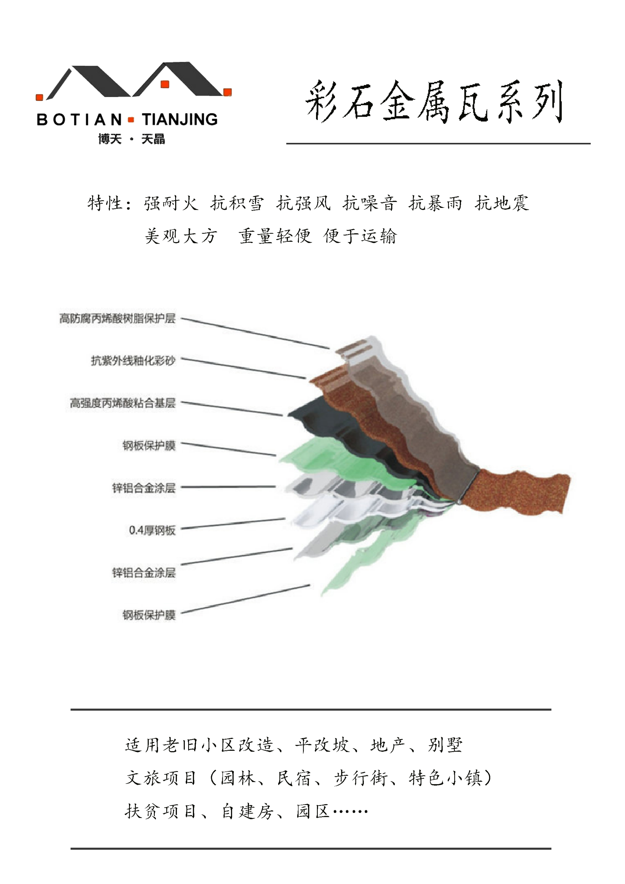 彩石金屬瓦生產(chǎn)工藝制作
